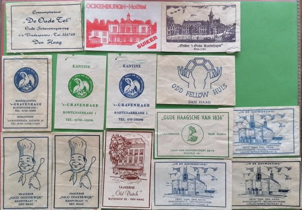 Den Haag gesorteerd op O 513, Verzamelen, Suikerzakjes, Verzenden