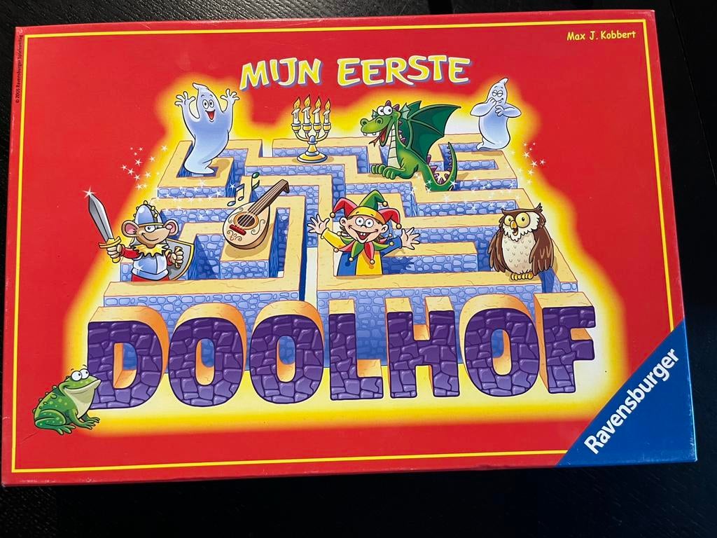Mijn eerste doolhof, Hobby en Vrije tijd, Gezelschapsspellen | Bordspellen, Ophalen of Verzenden, Zo goed als nieuw