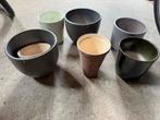 Bloempotten, Ophalen, Rond, Zo goed als nieuw, Aardewerk