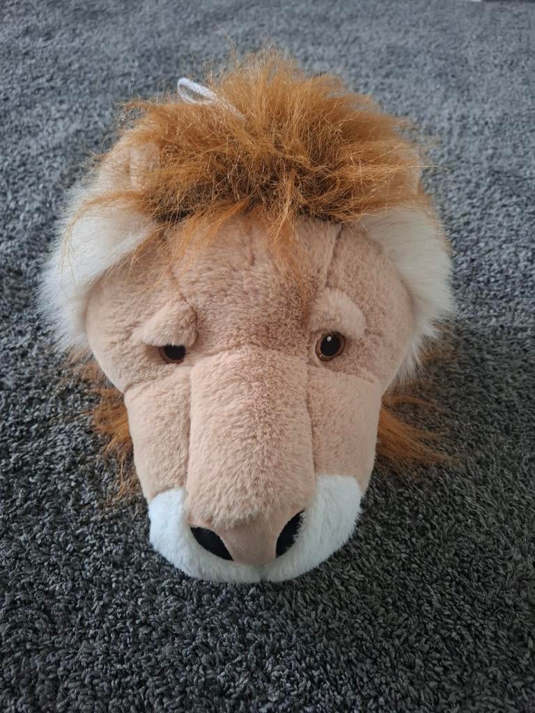 Pluche Dierenkop Muur Decoratie Leeuw, Ophalen of Verzenden, Zo goed als nieuw, Wanddecoratie