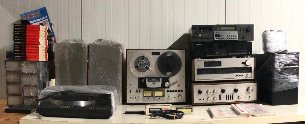 Complete Hifi Stereo Installatie met Akai Bandrecorder, Gebruikt, Losse componenten, Ophalen of Verzenden, Akai