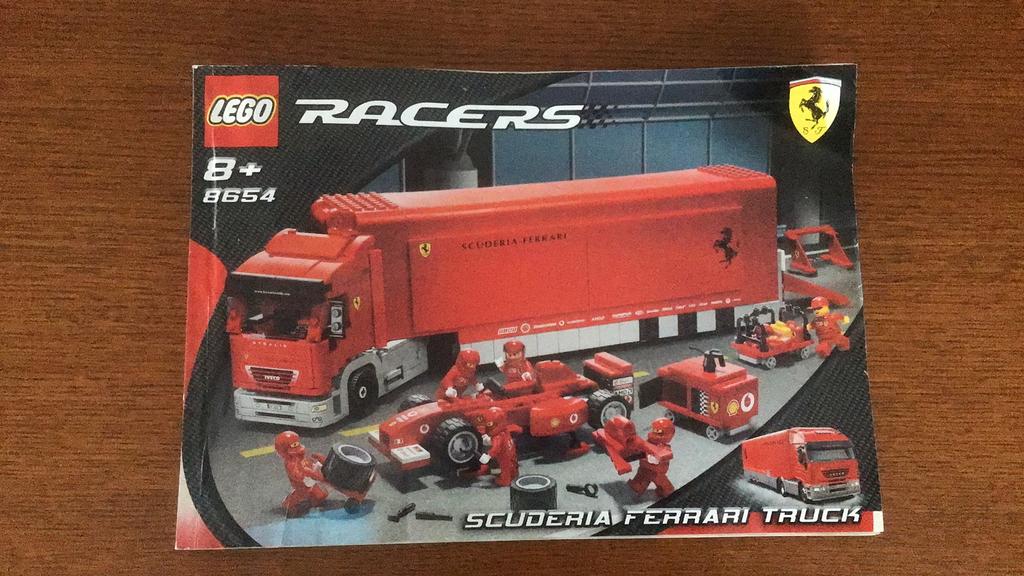 Lego Racers instructieboek bij set nr. 8654, Kinderen en Baby's, Speelgoed | Duplo en Lego, Gebruikt, Lego, Overige typen, Ophalen of Verzenden