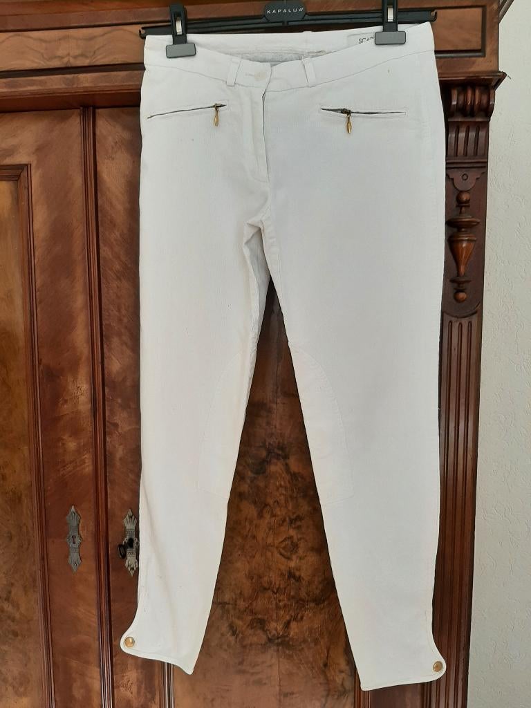 Scapa witte broek 38, Maat 38/40 (M), Scapa, Wit, Ophalen of Verzenden