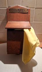 Stofdoek kastje met messing plaatje, Ophalen of Verzenden