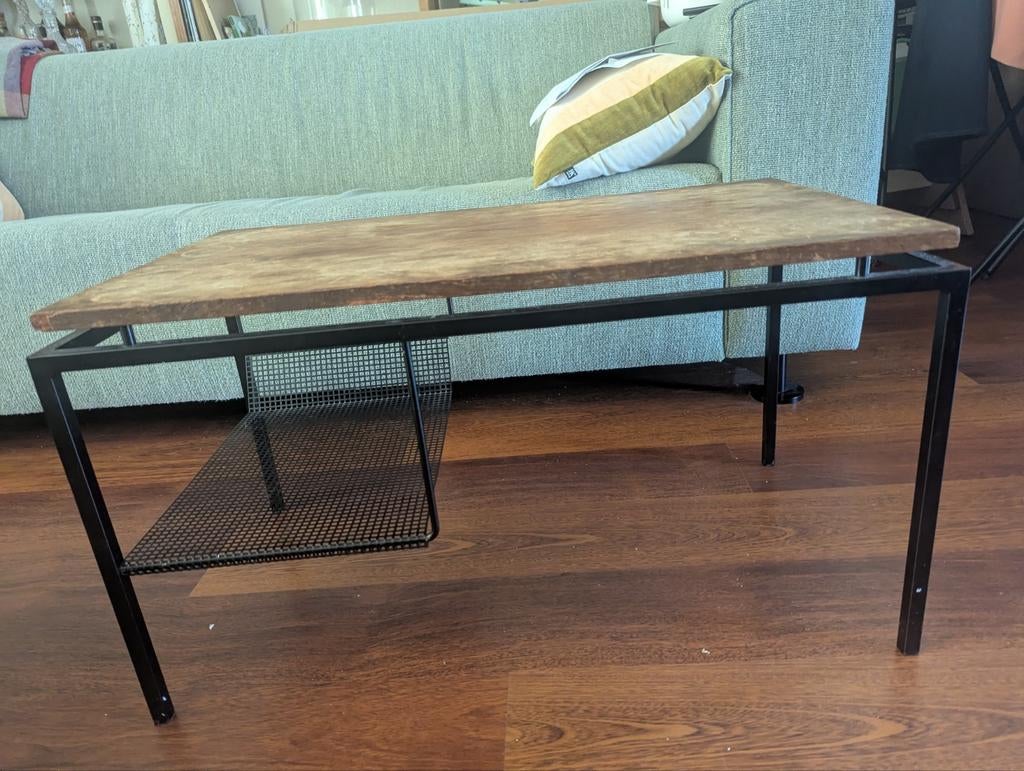 Louis van Teeffelen bijzettafel, Ophalen, Gebruikt, Rechthoekig, Minder dan 55 cm