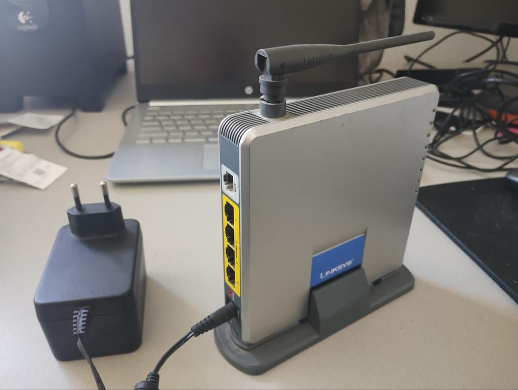 Linksys Wireless-G ADSL Home Gateway Router met modem, Ophalen of Verzenden, Gebruikt, Router met modem, Linksys