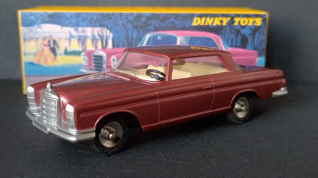 Mercedes Benz 300 Se coupe 1:43 Dinky Toys Atlas Pol, Auto, Verzenden, Dinky@atlascollections.com, Nieuw