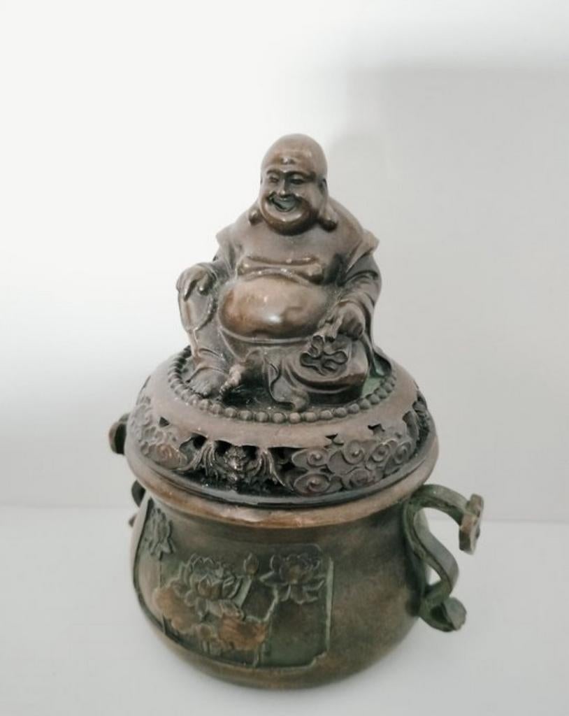 Bronzen wierrook brander, Antiek en Kunst, Verzenden