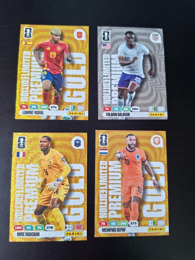 4 World Cup 2026 Panini Spelerskaarten, Verzamelen, Sportartikelen en Voetbal, Ophalen of Verzenden