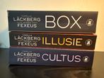 Camilla Läckberg & Henrik Fexeus - Box, Illusie, Cultus (3 b, Ophalen of Verzenden, Gelezen, Scandinavië