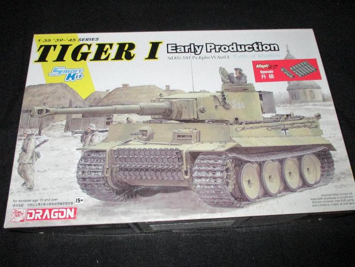 H-27,DRAGON 1-35,NO,6950,Tiger I Early Production Battle of, Hobby en Vrije tijd, Modelbouw | Auto's en Voertuigen, Nieuw, Overige typen