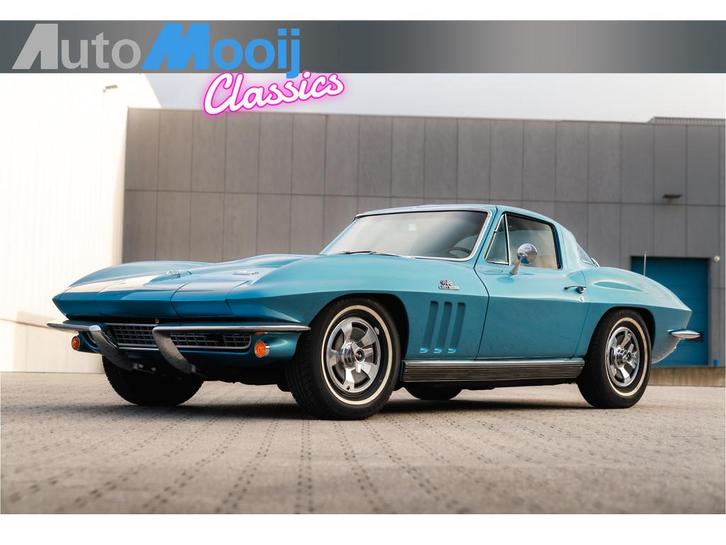 Chevrolet Corvette C2 427 Big Block / Turbo-Jet / 4-Speed Ma, Auto's, Oldtimers, Bedrijf, Te koop, Lederen bekleding, Metallic lak