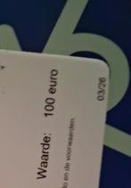 Bol com cadeaukaart €100, Tickets en Kaartjes, Eén persoon, Cadeaubon, Warenhuis- of Winkelbon