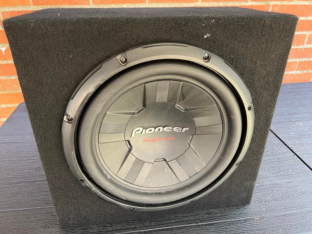 Pioneer Champion Series Subwoofer met Versterker, Auto diversen, Autospeakers, Ophalen, Gebruikt