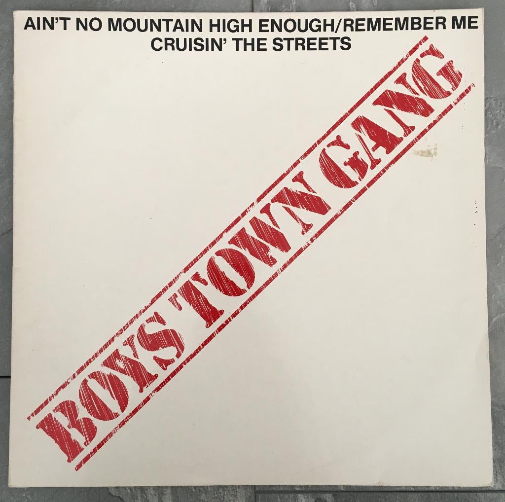 Boys Town Gang – Ain't No Mountain High Enough 12", Maxi-single, Ophalen of Verzenden, Zo goed als nieuw, Pop