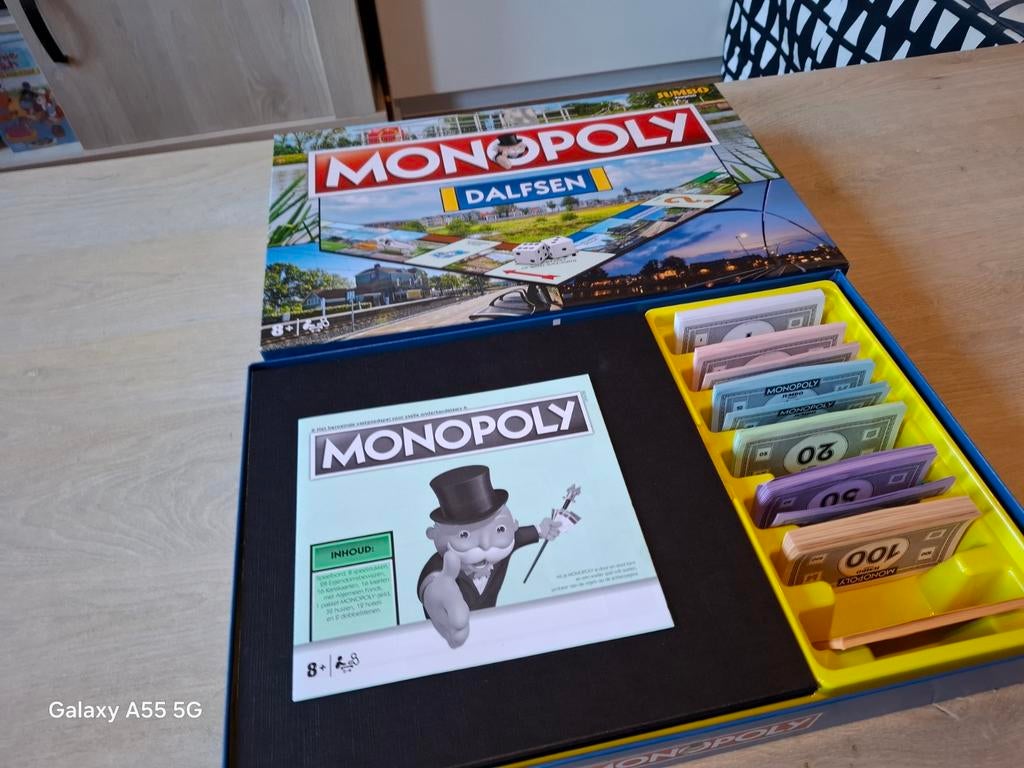 Monopoly Dalfsen - Zo goed als nieuw bordspel, Hobby en Vrije tijd, Gezelschapsspellen | Bordspellen, Jumbo B.V., Vijf spelers of meer