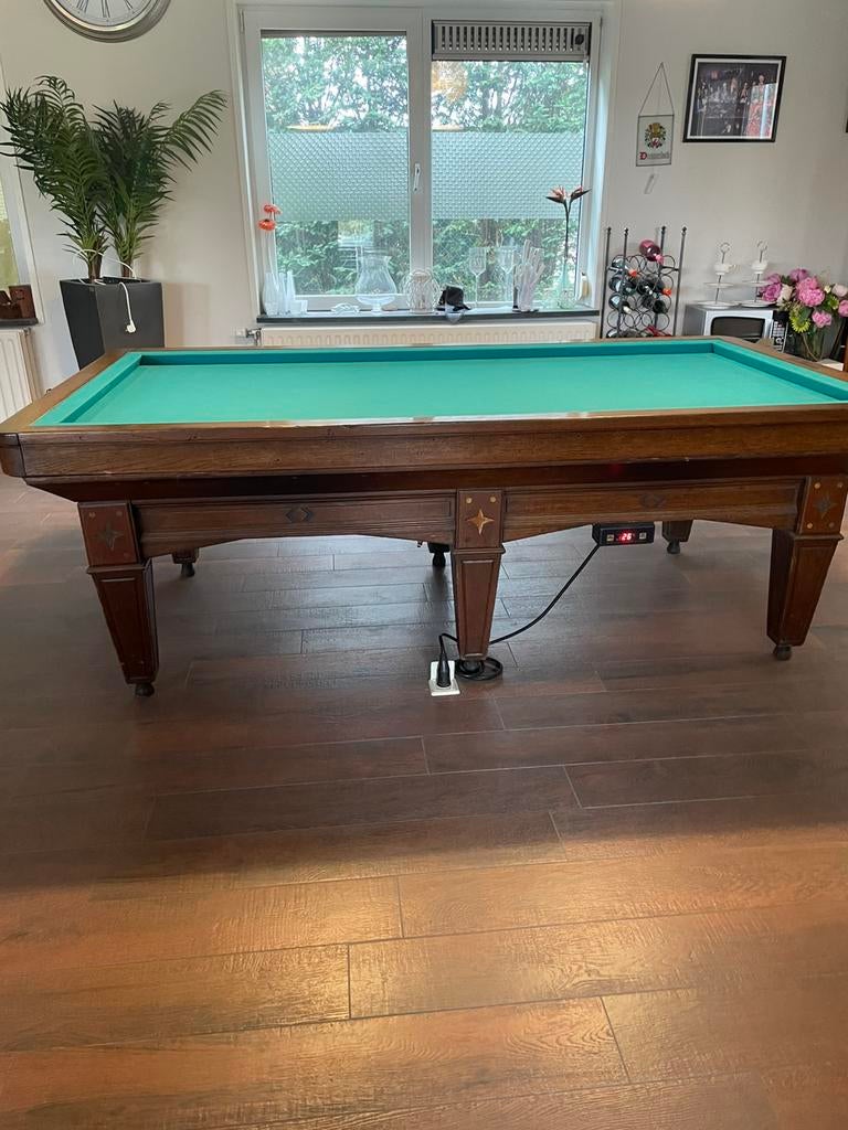 Biljart te koop, Ophalen, Zo goed als nieuw, Biljarttafel