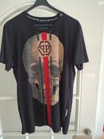 Philipp Plein T-shirt, Kleding | Heren, Maat 52/54 (L), Zwart, Ophalen of Verzenden, Zo goed als nieuw