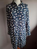 Nieuwe blauwe stretch blouse jurk print van C&A, maat M/38, Kleding | Dames, Jurken, Maat 38/40 (M), Blauw, Nieuw, Ophalen of Verzenden