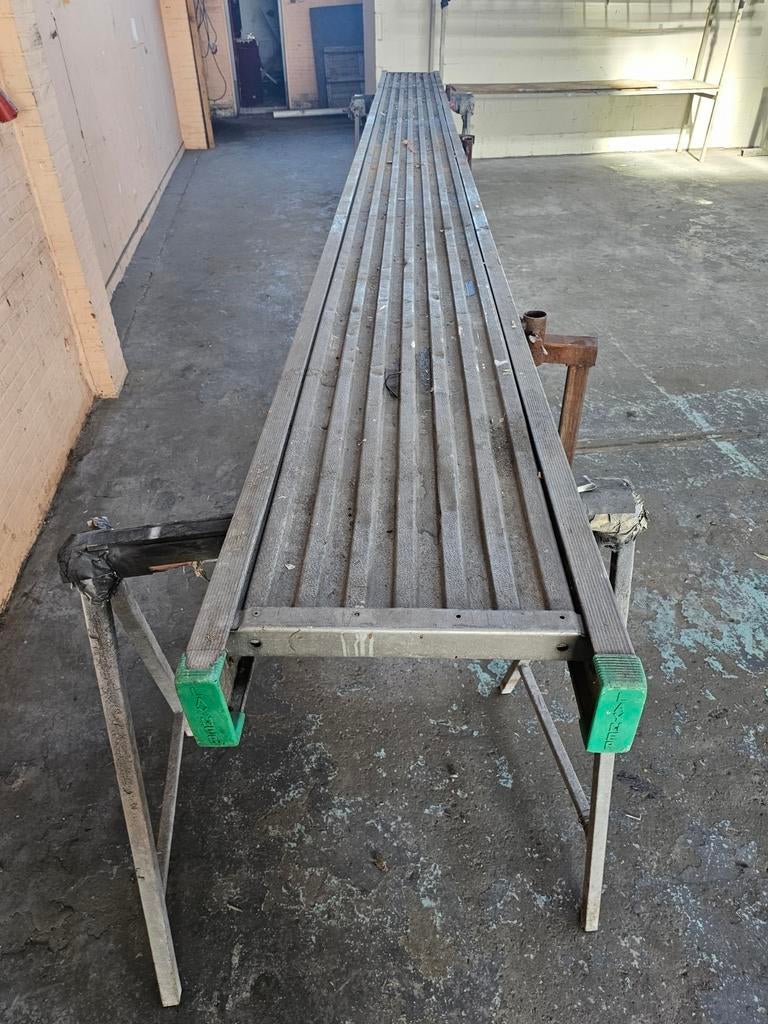 Aluminium steigerplank 7.50x0.50, Doe-het-zelf en Verbouw, Steigers, Ophalen of Verzenden, Overige typen, Minder dan 2 meter