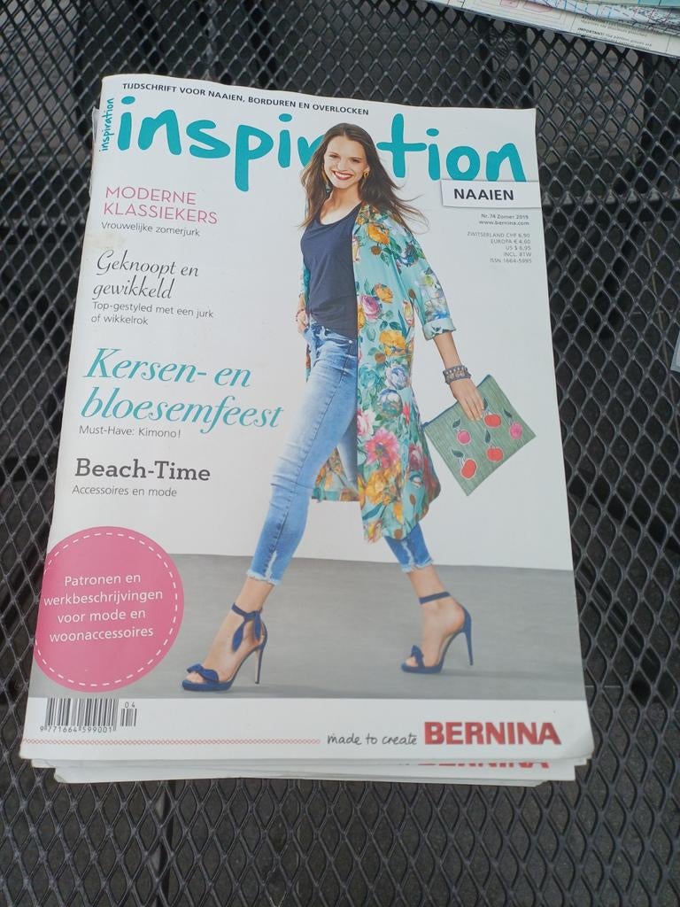 Bernina inspiration tijdschriften, Ophalen of Verzenden, Gelezen, Overige typen