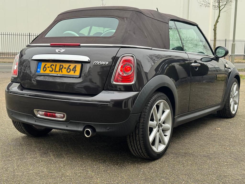MINI Cabrio Highgate 1.6 Cooper Leder, Navigatie, PDC, Clima, 4 cilinders, 4 stoelen, Handgeschakeld, Cabrio