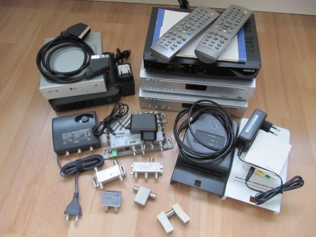 Tv decocers en coax materialen, Ophalen, Gebruikt