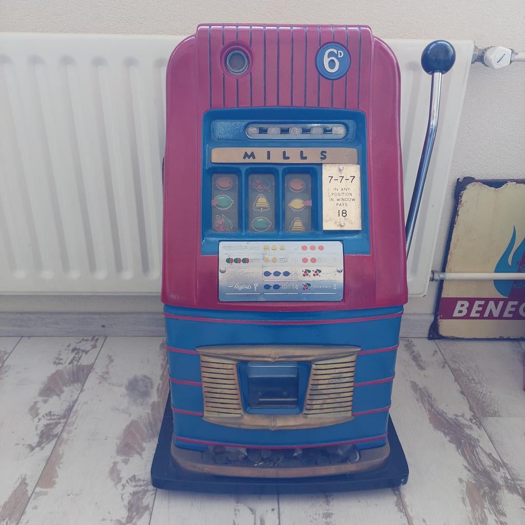 MILLS JEWEL BELL HIGH TOP SLOTMACHINE, Verzamelen, Euro, Ophalen