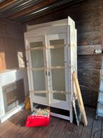 Witte houten art deco kast, Antiek en Kunst, Ophalen of Verzenden