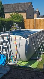 Intex zwembad 549x274x122 met toebehoren., Tuin en Terras, Zwembaden, 200 tot 300 cm, Rechthoekig, Ophalen, 120 cm of meer