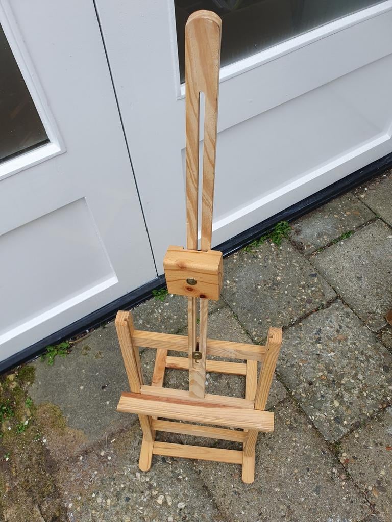 Houten schildersezel tafelmodel, Hobby en Vrije tijd, Schilderen, Ophalen of Verzenden, Ezel