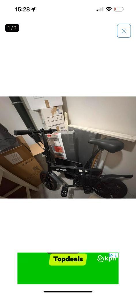 Windgoo electrisch, Fietsen en Brommers, Elektrische fietsen, Zo goed als nieuw, Overige merken, Ophalen