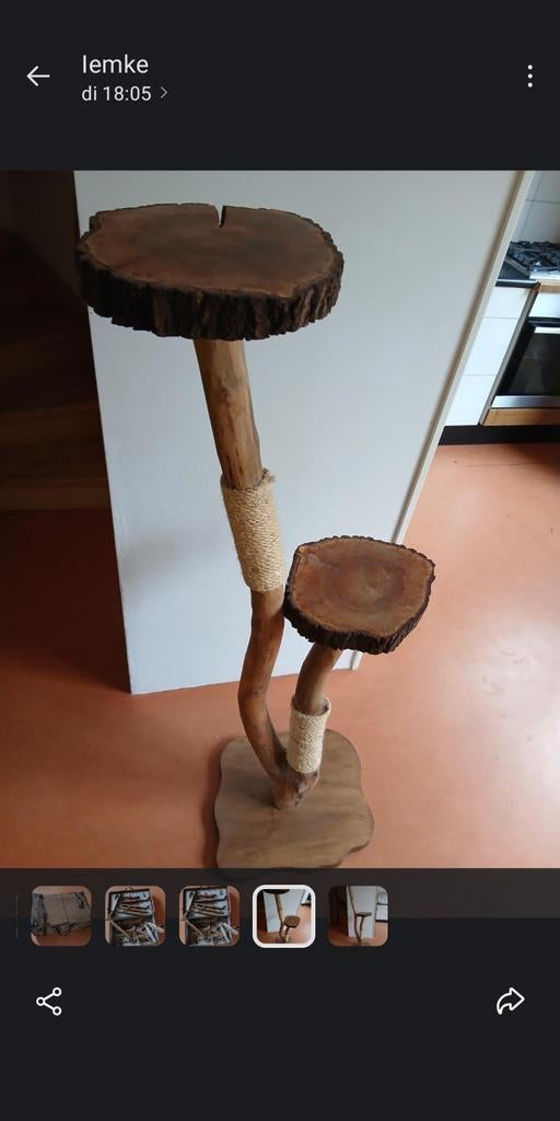 Krabpaal zelf gemaakt, Ophalen