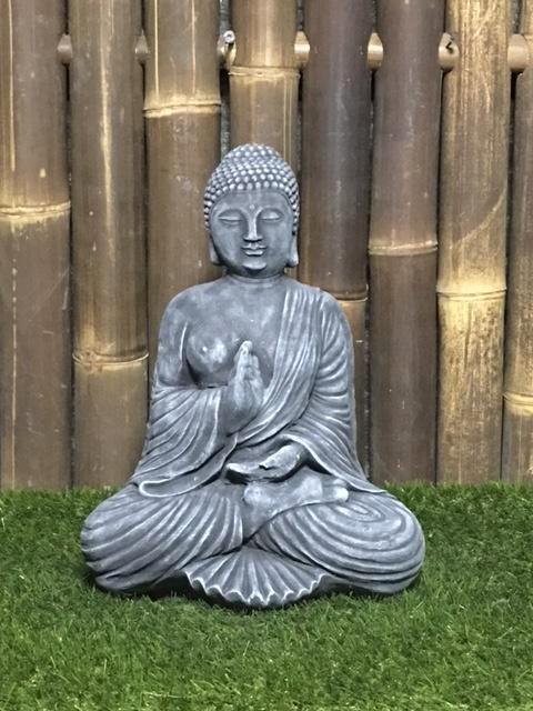 Boeddha nr.5, Tuin en Terras, Tuinbeelden, Nieuw, Boeddhabeeld, Beton, Ophalen