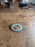 Vintage Italiaans micro mozaïek Millefiori broche, Ophalen of Verzenden