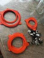 Weckpotten diverse maten met sluitringen en clips (11 stuks), Ophalen, Gebruikt