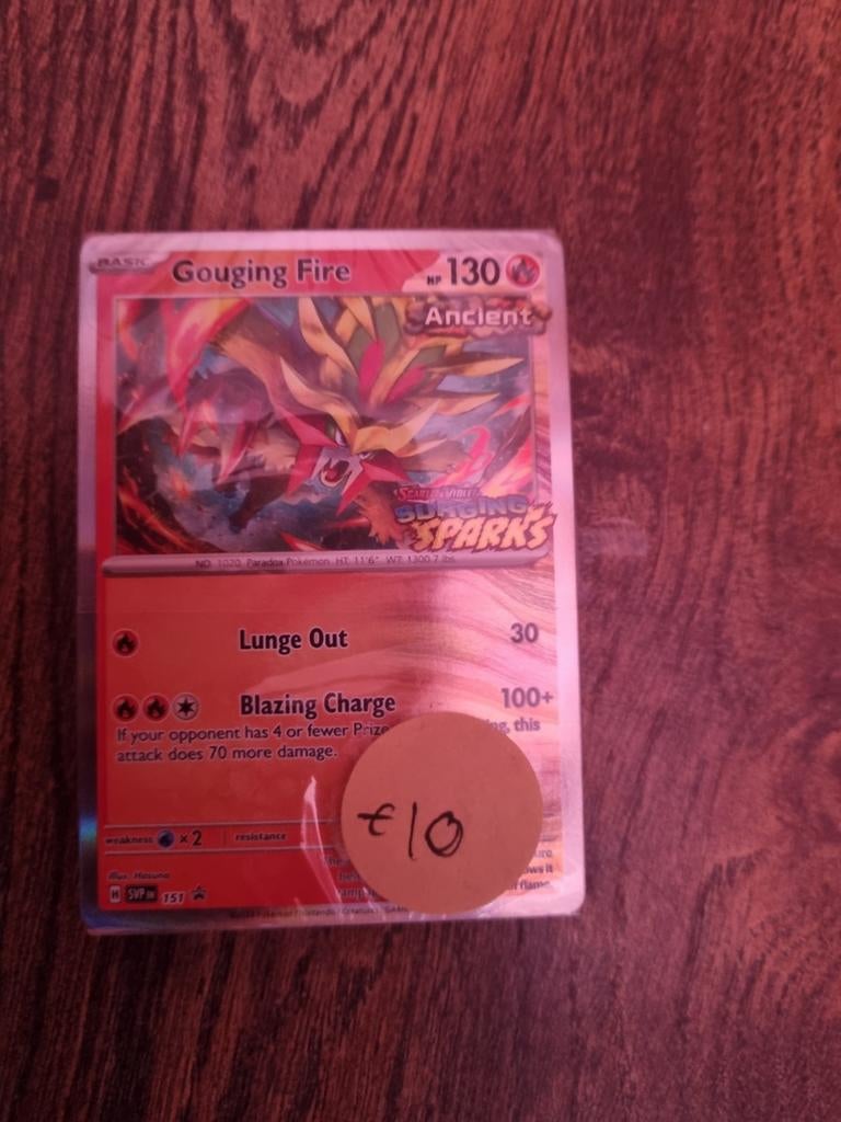Gouging Fire Stamped Promo Pack - Sealed Non-Holo Kaarten, Ophalen of Verzenden, Nieuw, Booster