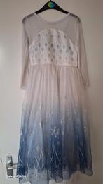Elsa Prinsessenjurk met Staf - Frozen 134/140, Ophalen, Zo goed als nieuw, 134 t/m 140, Meisje
