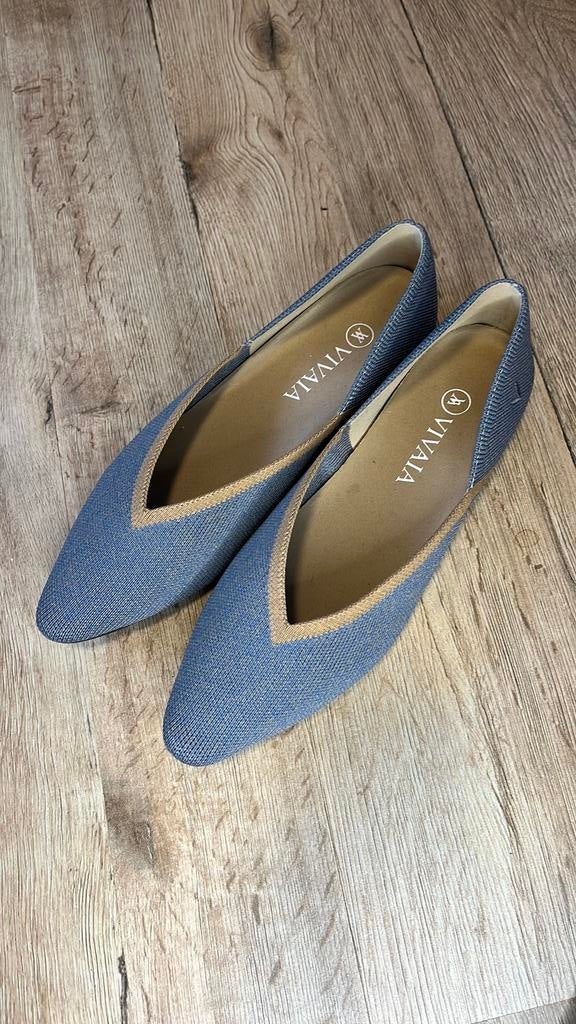Vivaia schoenen mt 39, Kleding | Dames, Schoenen, Blauw, Zo goed als nieuw, Ballerina's, Ophalen of Verzenden