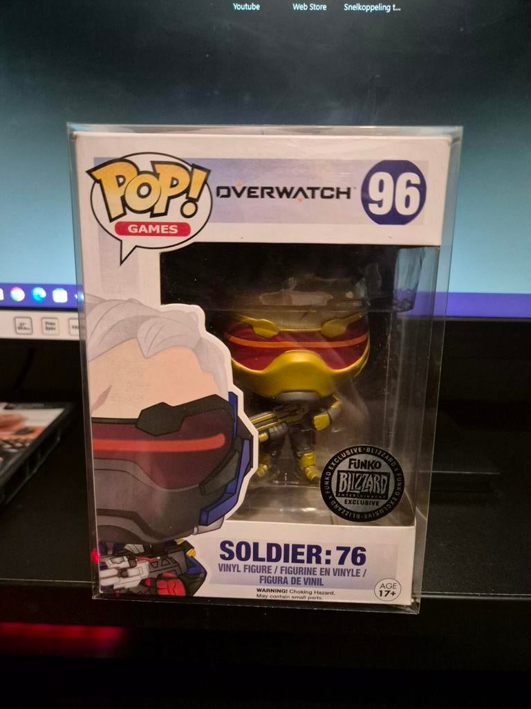 Overwatch Soldier 76 gold Funko, Ophalen of Verzenden