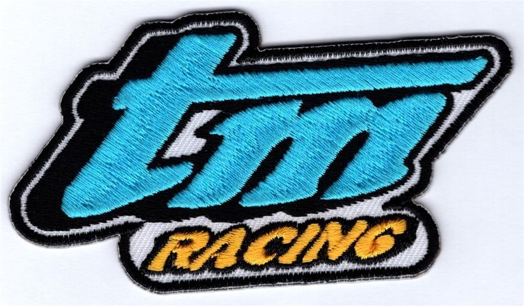 TM Racing stoffen opstrijk patch embleem, Motoren, Ophalen of Verzenden, Nieuw