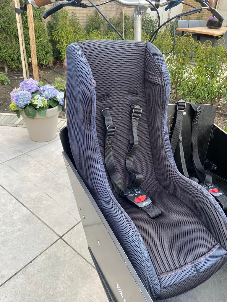 Universeel zitje (babyschaal) bakfiets, Fietsen en Brommers, Fietsen | Bakfietsen, Ophalen, Zo goed als nieuw, 1 kind, Overige merken