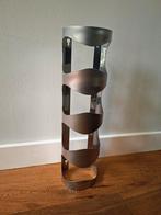 8x Vintage Ikea Vurm wijnrek (RVS) (ook los te koop), Gebruikt, Ophalen of Verzenden, Minder dan 5 flessen, Metaal