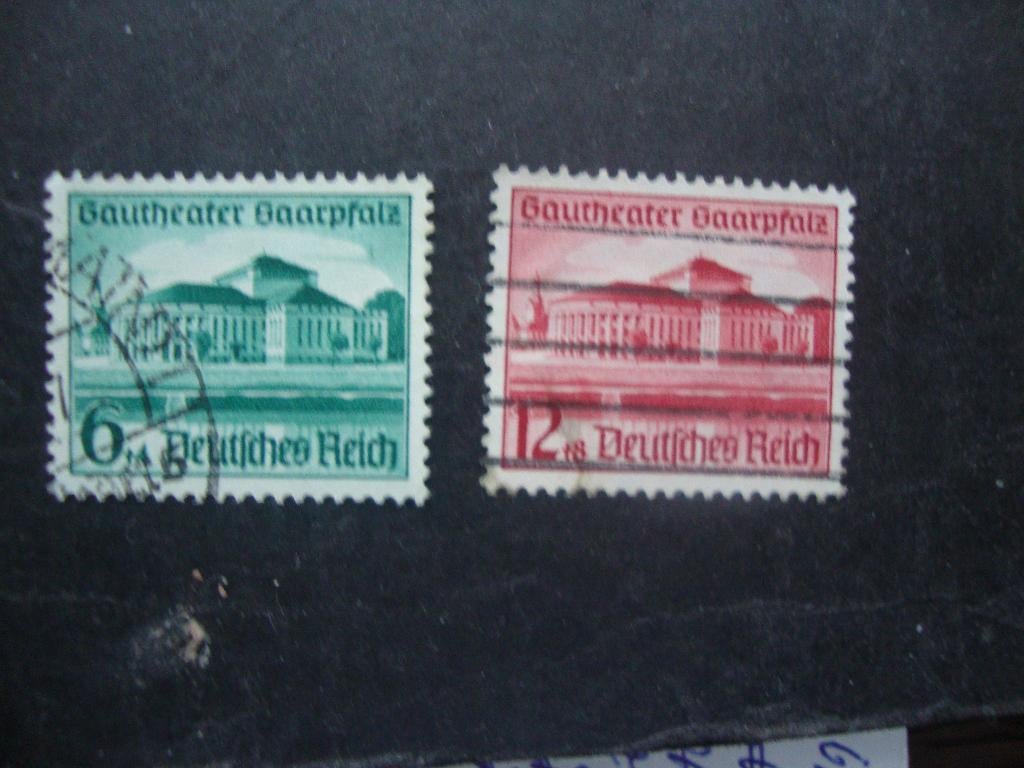 Duitse Rijk serie 673-674 Gestempeld., Ophalen of Verzenden, Overige periodes, Gestempeld