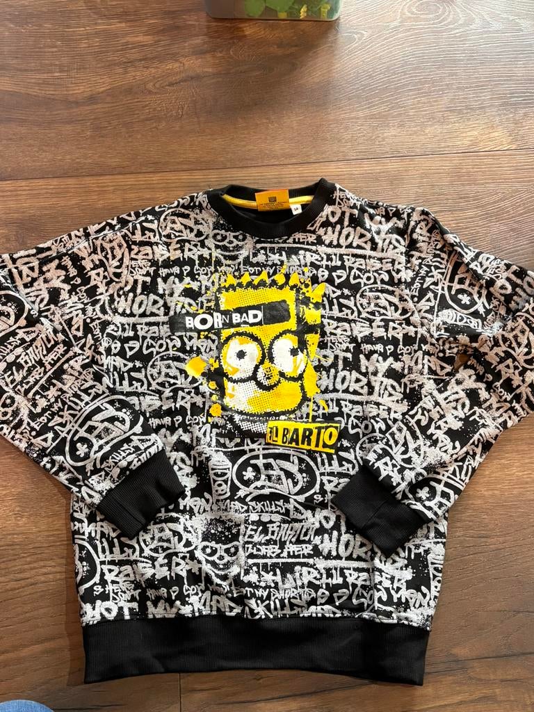 Bart Simpson trui, Ophalen of Verzenden, Zo goed als nieuw, Jongen, Trui of Vest