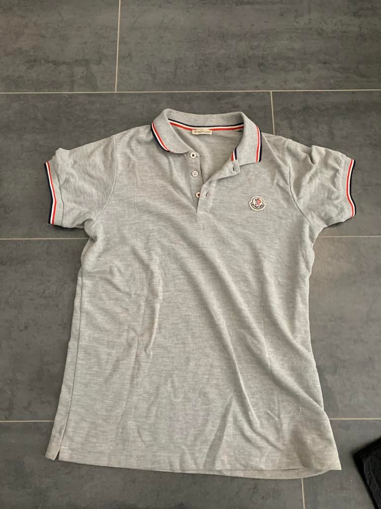 Moncler polo, Ophalen of Verzenden, Zo goed als nieuw, Maat 34 (XS) of kleiner, Korte mouw