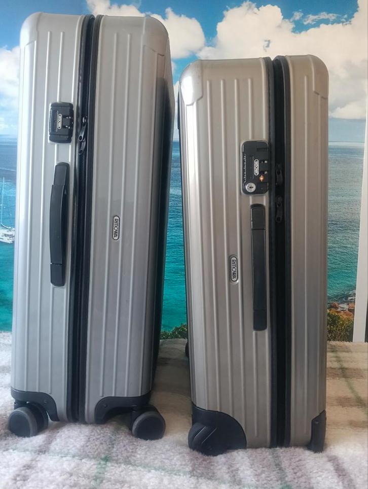 Rimowa spinner trolley koffers, Sieraden, Tassen en Uiterlijk, Koffers, Hard kunststof, 70 cm of meer, 45 tot 55 cm, Slot, Ophalen