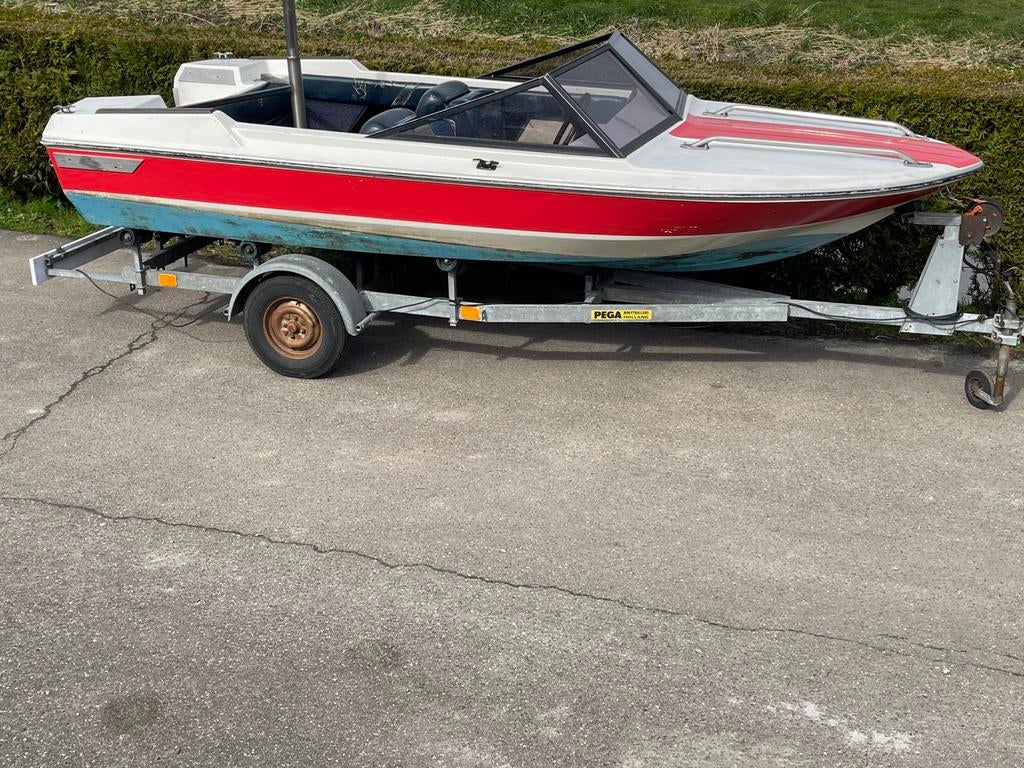 Beekman Ultra 450 speedboot motorboot grachtenboot boot, Watersport en Boten, Speedboten, Ophalen, Gebruikt, Polyester, 3 tot 6 meter