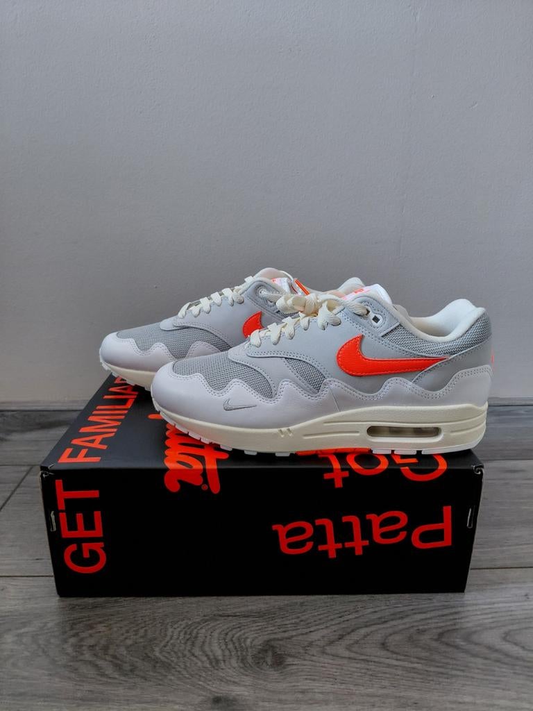 Nike Air Max 1 x Patta maat - 42.5, Ophalen, Overige kleuren, Nike, Nieuw