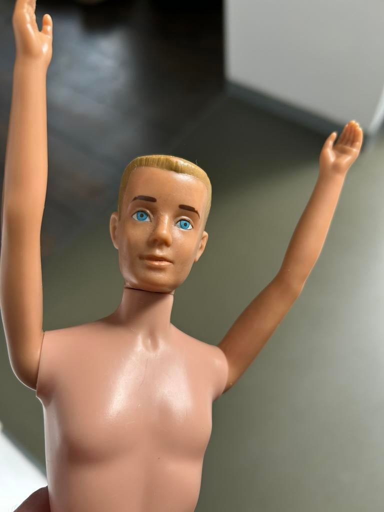 Vintage Ken barbie Doll met Blond haar 1962, Verzamelen, Poppen, Ophalen of Verzenden, Gebruikt, Fashion Doll